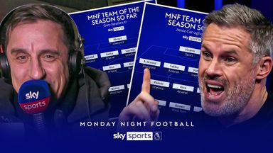 'My team would beat yours!' | Nev and Carra pick their team of the season so far