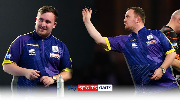 The best of the action from Luke Littler's 4-1 demolition of Raymond van Barneveld at the World Darts Championship