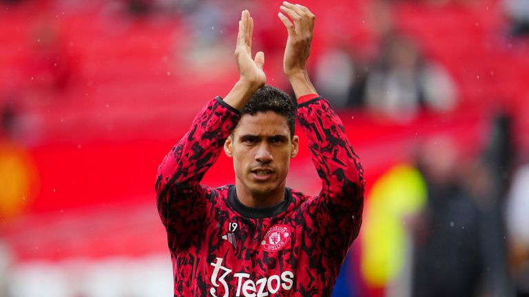 Manchester United&#39;s Raphael Varane has been left out in recent weeks