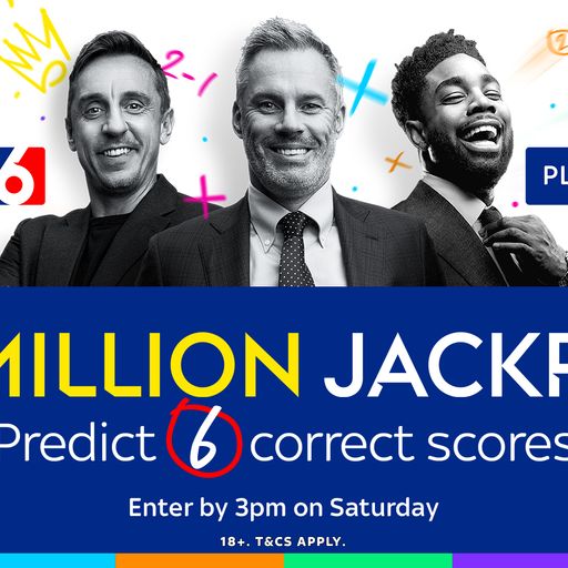 Win £1,000,000 with Super 6!