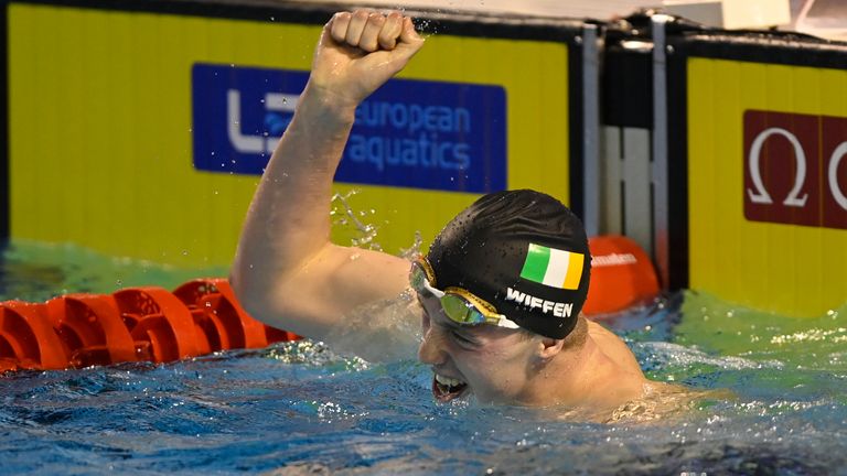 Daniel Wiffen smashed the 800m freestyle world record by almost three seconds