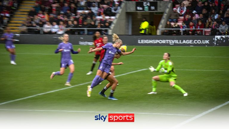 Liverpool was gifted a goal in the game against Manchester United but was it an own goal by Millie Turner or a handball by Emma Koivisto?